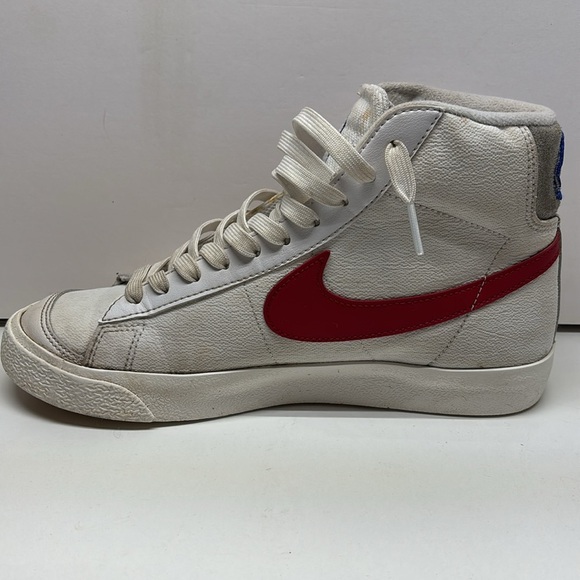 Nike Kids Blazer Mid 77 red and white size 6Y - Picture 5 of 9
